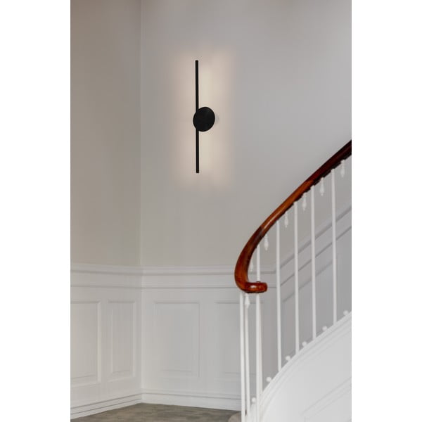 Aplică de perete neagră LED cu intensitate reglabilă din metal Omni Wall – UMAGE-image-1