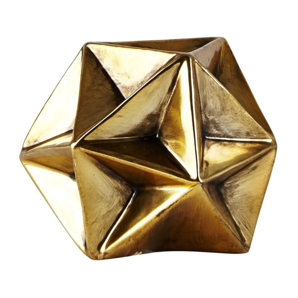 Decorațiune statuetă KJ Collection Geometry Gold, 10 cm