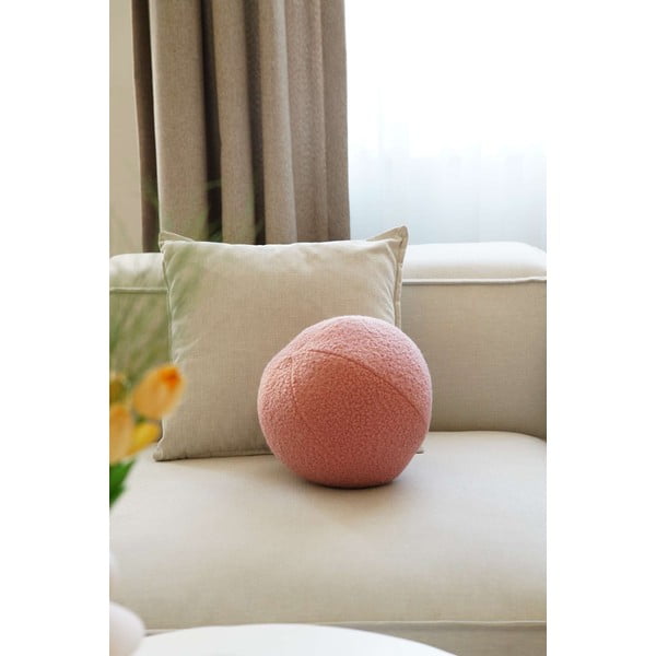 Pernă decorativă din material bouclé ø 20 cm Top – Mioli Decor-image-4