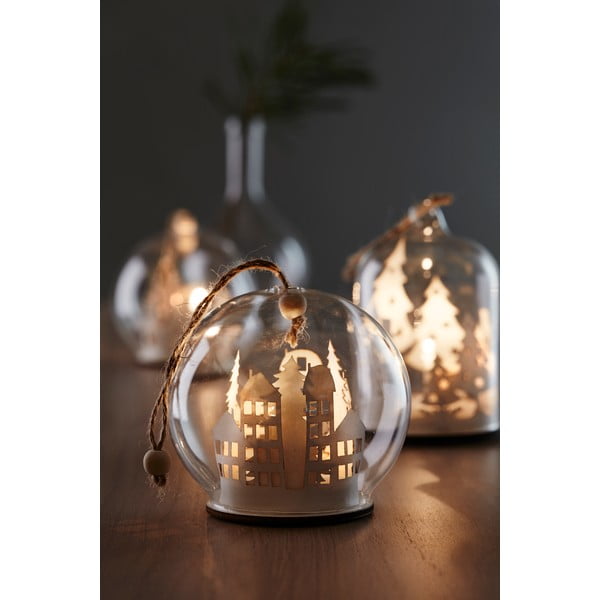 Decorațiune luminoasă de Crăciun albă suspendată ø 9 cm Myren – Markslöjd-image-1