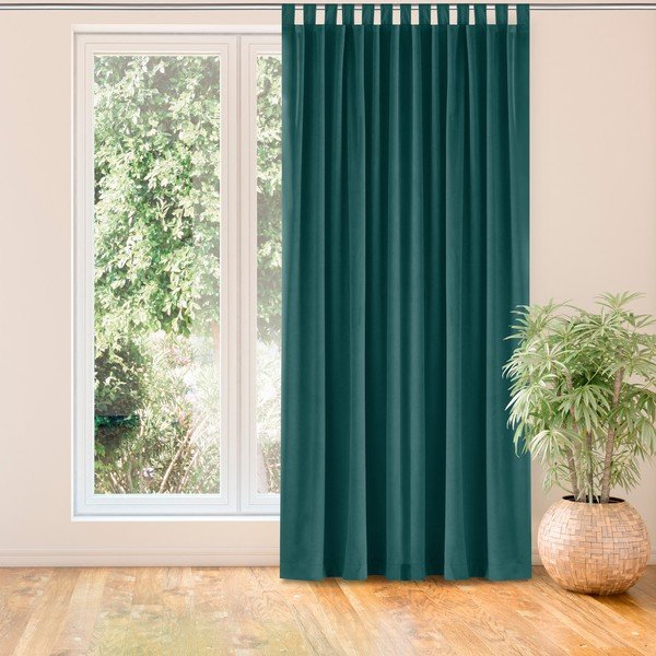 Draperie verde-închis 200x245 cm Vila – Homede-image-1