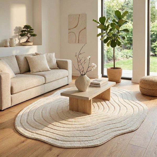 Covor crem 160x230 cm Pebble – ESTE-image-3