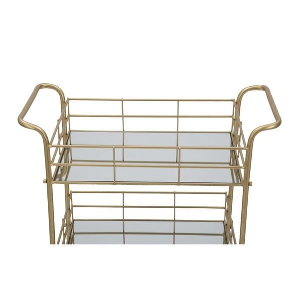 Cărucior pentru servire cu 3 etaje Mauro Ferretti Reo, auriu-image-4