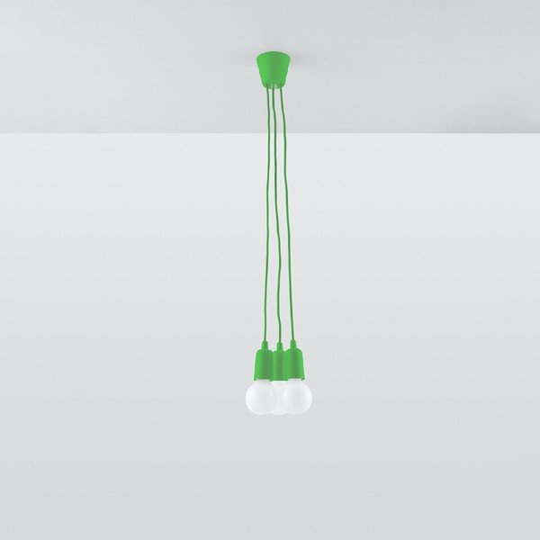Lustră verde 15x15 cm Rene - Sollux-image-1