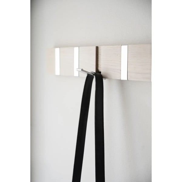 Cuier de perete în culoare naturală din lemn de stejar Confetti – Rowico-image-3