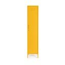 Dulap galben din metal cu încuietoare 38x185x46 cm Cambridge – Yes Everyday