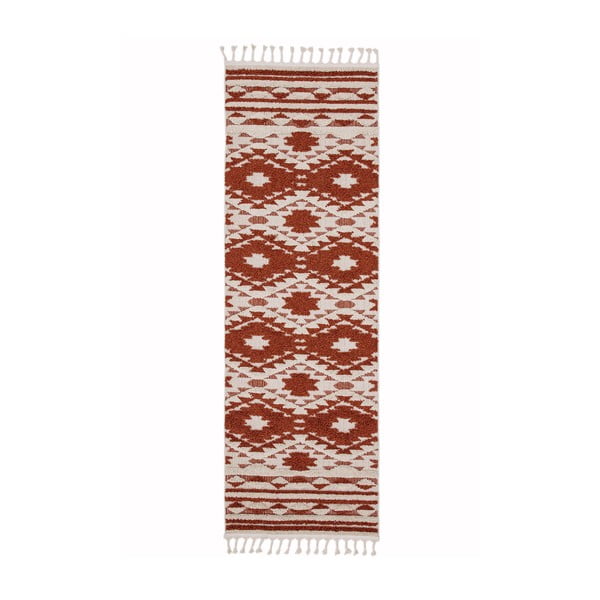 Covor Asiatic Carpets Taza, 80 x 240 cm, portocaliu