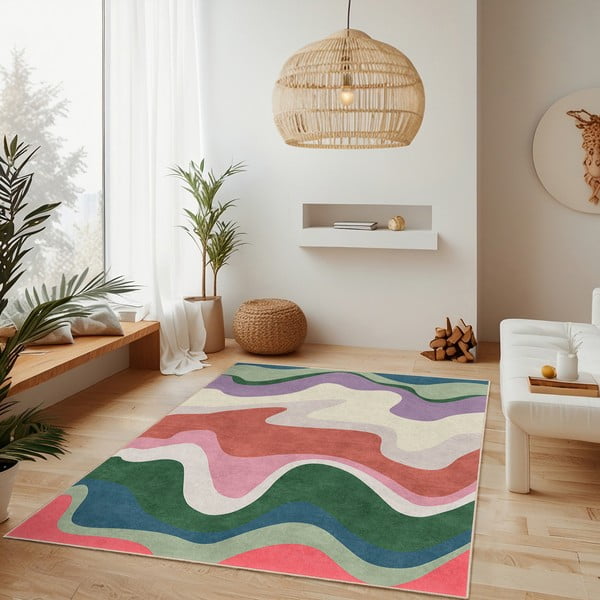 Covor lavabil 80x150 cm Squiggly Breeze – Mila Home-image-2