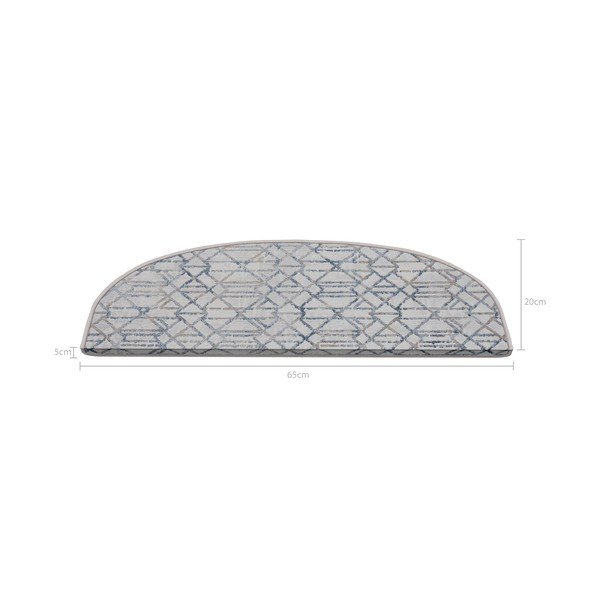 Covorașe pentru scări gri 16 buc. 20x65 cm Cottage Warmth – Vitaus-image-2