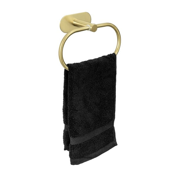 Suport pentru prosoape autoadeziv din oțel inoxidabil Orea Gold – Wenko-image-2