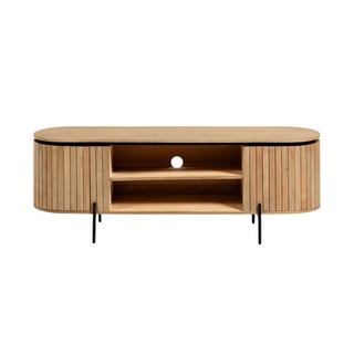 Masă TV Kave Home Licia, 160 x 55 cm, maro deschis