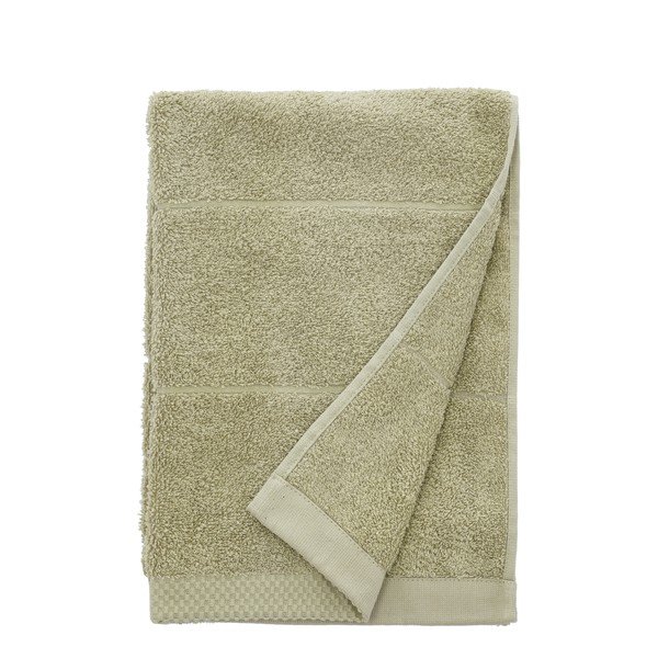 Prosop verde deschis din bumbac din frotir 50x100 cm Line – Södahl