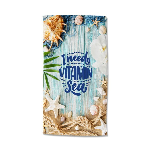 Prosop de plajă din catifea 100x180 cm Vitamin Sea – Good Morning