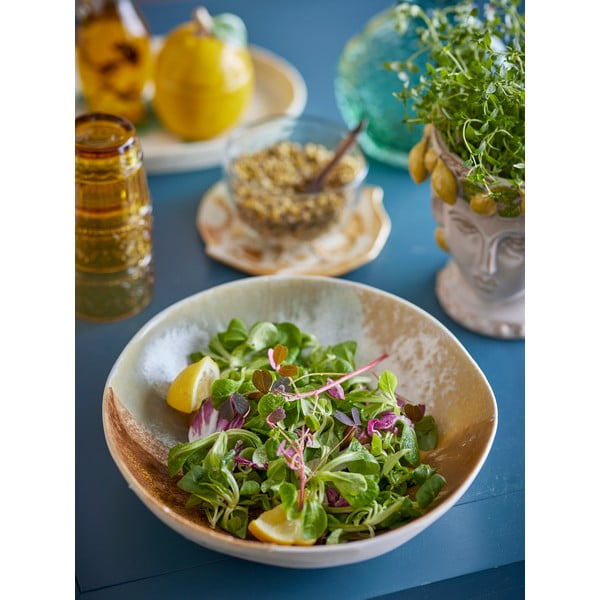 Bol mic crem din gresie 1,3 l Lacey – Bloomingville-image-4