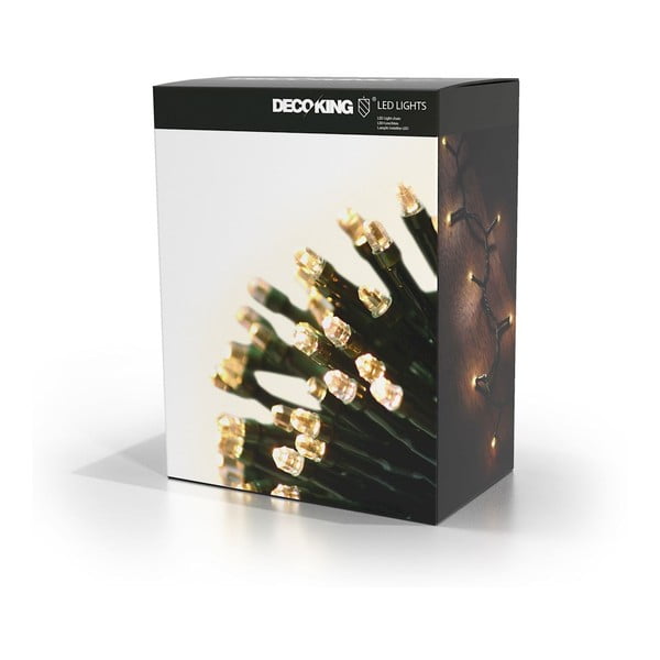 Ghirlandă luminoasă cu LED DecoKing Party Lights, lungime 19,93 m, 200 beculețe, verde-image-4