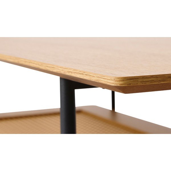 Măsuță de cafea în culoare naturală cu aspect de lemn de stejar 55x110 cm Pensacola – Unique Furniture-image-3