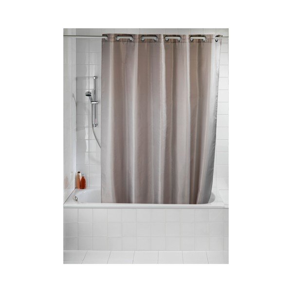Perdea duș Wenko Comfort Flex, 180 x 200 cm, taupe-image-1