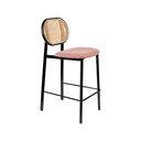 Scaun de bar negru/roz deschis 94 cm Spike – Zuiver