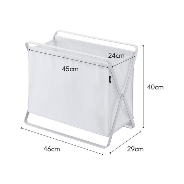 Coș depozitare YAMAZAKI Storage, alb-image-4