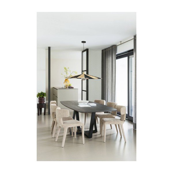 Masă de dining cu blat din lemn de stejar 100x220 cm Tablo – WOOOD-image-1