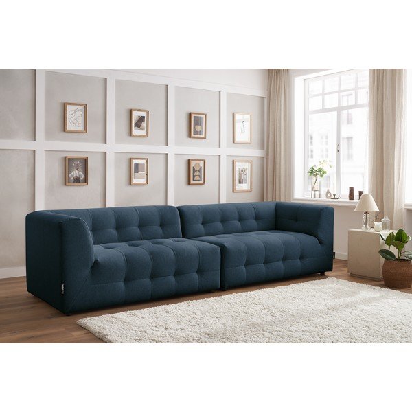Canapea albastru-închis 324 cm Kleber - Bobochic Paris-image-1