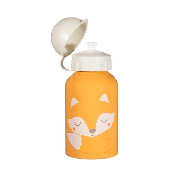 Stică apă copii Sass & Belle Woodland Fox , 250 ml, portocaliu-alb-image-1