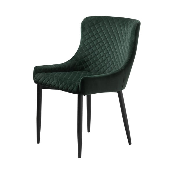 Scaun de sufragerie verde tapițat Ottowa – Unique Furniture