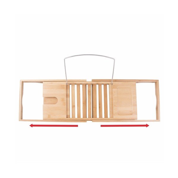 Tavă reglabilă din bambus pentru cadă iDesign Formbu-image-4