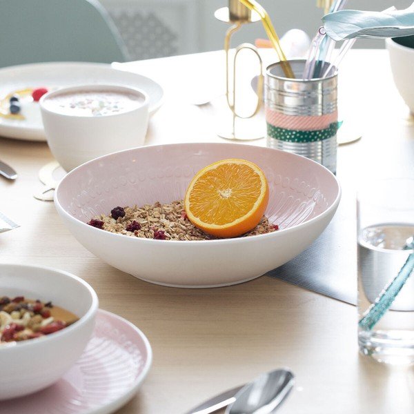 Bol din porțelan Villeroy & Boch Blossom, ⌀ 26 cm, alb-roz-image-3