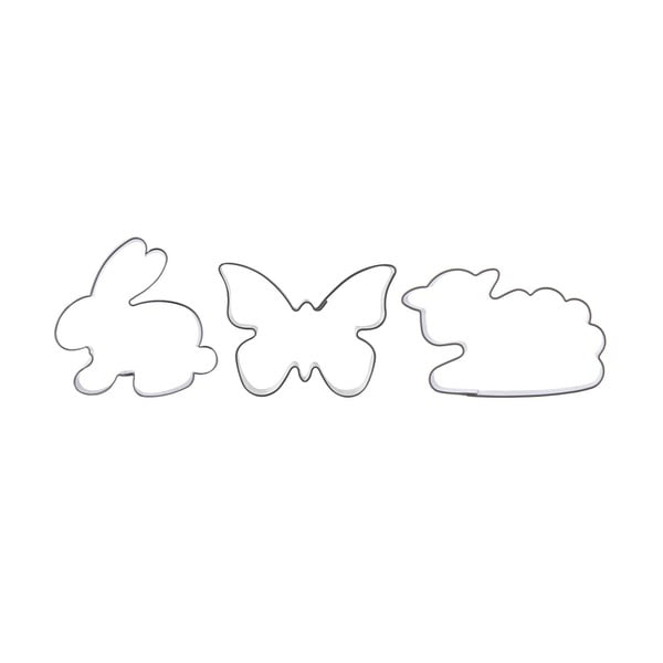 Forme de aluat 3 buc. cu model de Paști – Orion