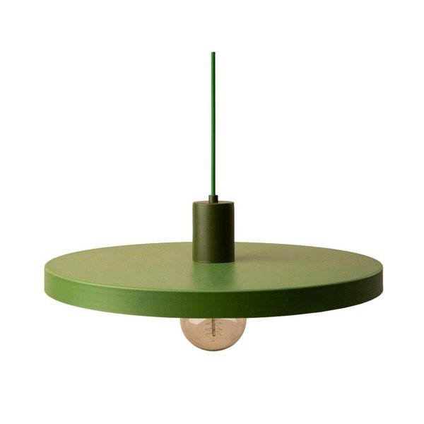 Lustră verde din metal ø 40 cm Ori – Micadoni 