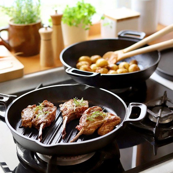 Tigaie de tip grill din fontă ø 28 cm Massive – Tescoma-image-3