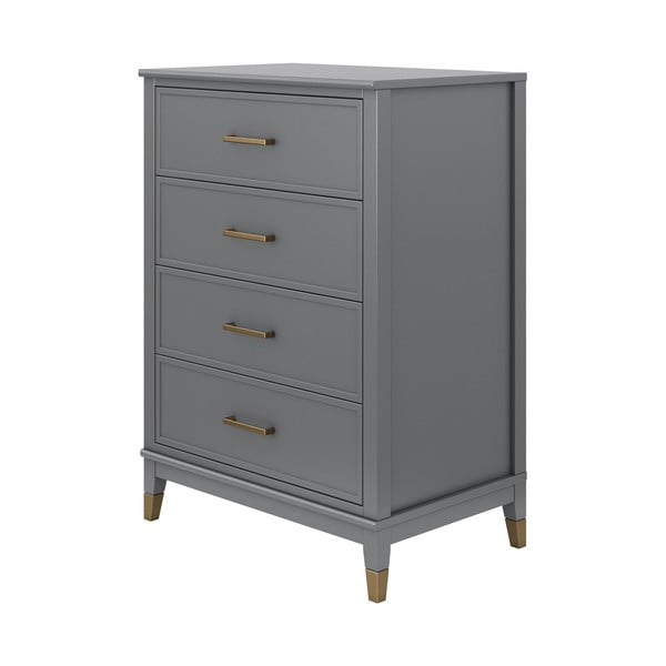 Comodă CosmoLiving by Cosmopolitan Westerleigh, 75 x 106 cm, gri-image-3