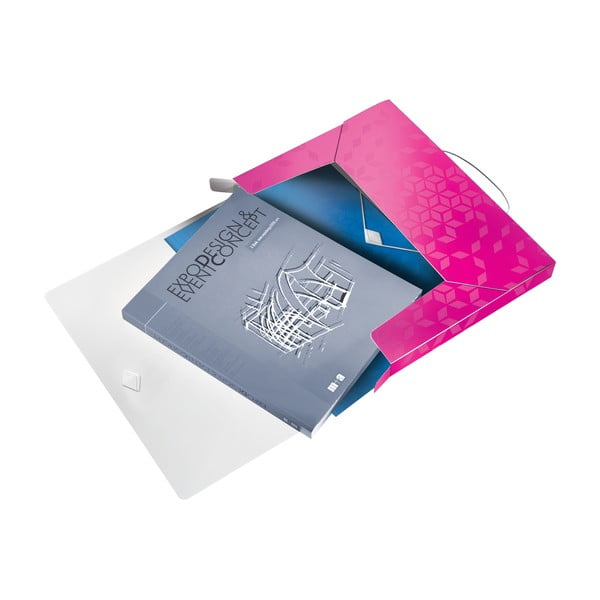 Mapă pentru documente Leitz, roz-image-3