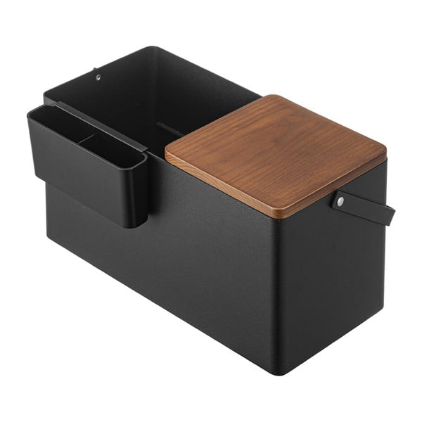 Organizator de baie negru din metal pentru cosmetice  - YAMAZAKI-image-4