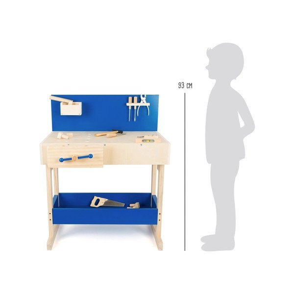 Set bancă de lucru și unelte din lemn pentru copii Legler Workbench-image-1