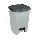 Coș de gunoi gri cu pedală din plastic 20 l Essentials – Curver