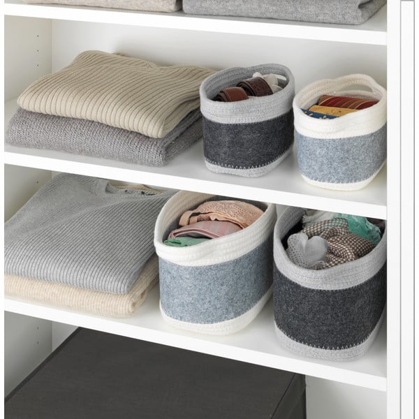 Coș de depozitare din material textil Bea – Wenko-image-1