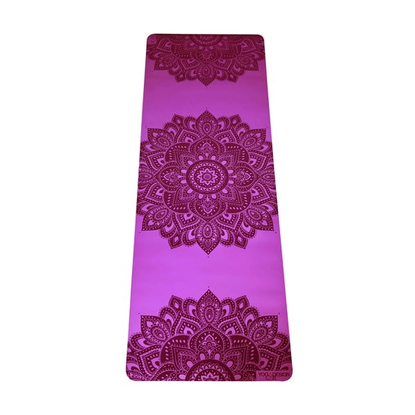 Saltea pentru yoga Yoga Design Lab Mandala Rose, 5 mm, roz