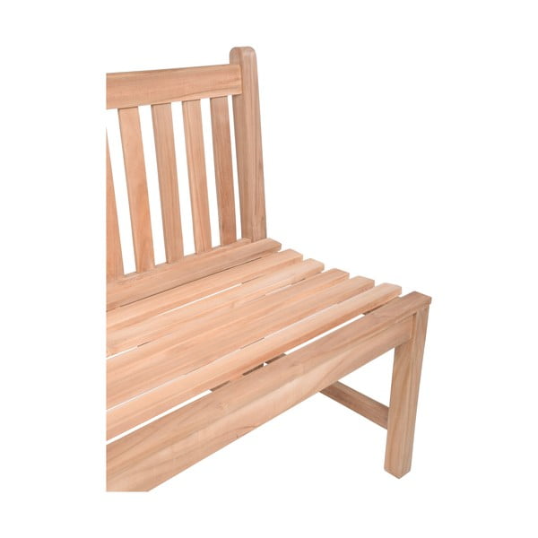 Bancă de grădină în culoare naturală din lemn masiv Solo – Garden Pleasure-image-3