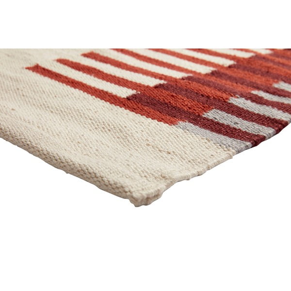Covor Hübsch Sarah, 80 x 200 cm, bej - roșu-image-2