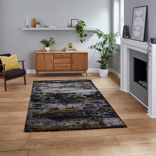 Covor negru 290x200 cm Craft - Think Rugs-image-2