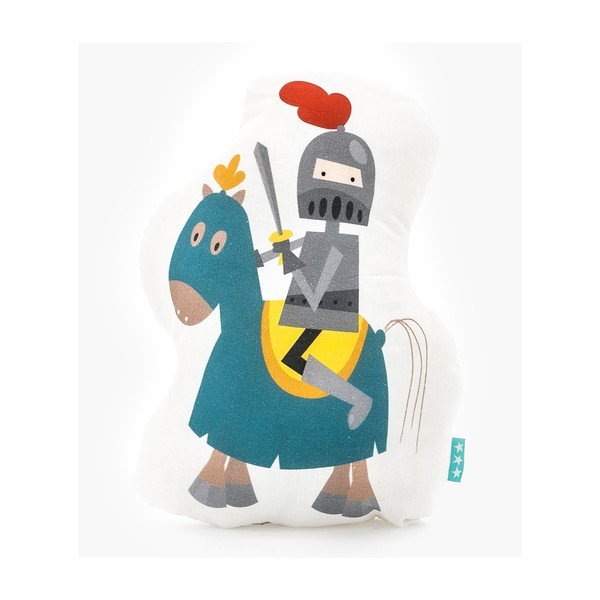 Pernă din bumbac Mr. Fox Knight, 40 x 30 cm-image-1