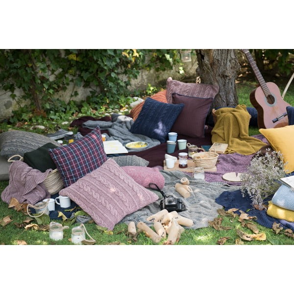 Față de pernă Laman Gris, 45x45 cm-image-1