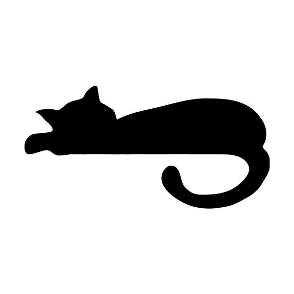 Autocolant Ambiance Sleeping Cat Mini-image-2