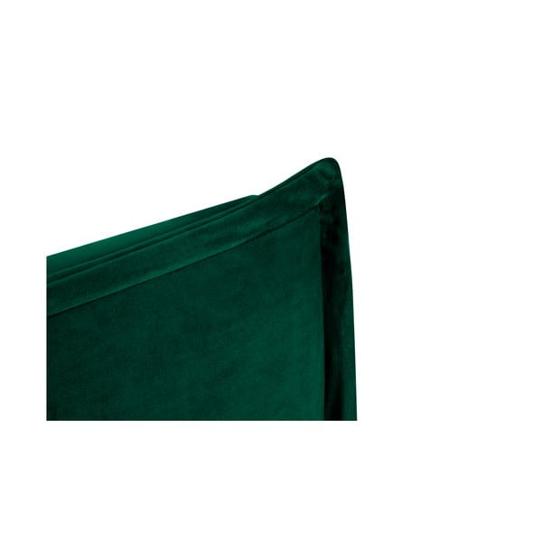 Tăblie de pat verde-închis 200x120 cm Monica – Milo Casa-image-4