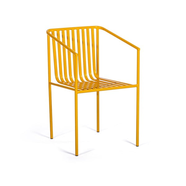 Set 2 scaune de grădină Bonami Selection Cecile, galben