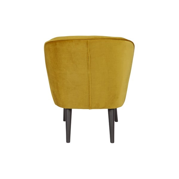 Fotoliu WOOOD Sara, galben muștar-image-4