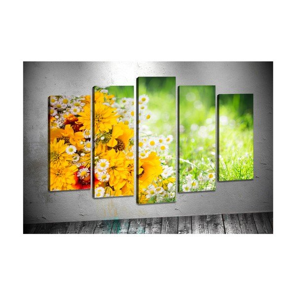 Set 5 tablouri Tablo Center Daisy