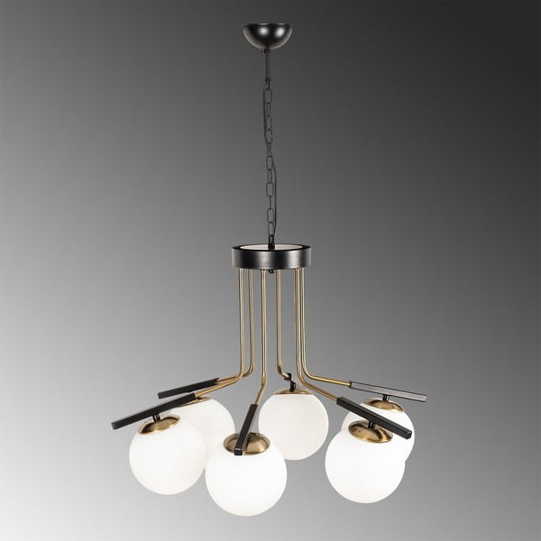 Lustră metalică Opviq lights Amalia, negru-image-1